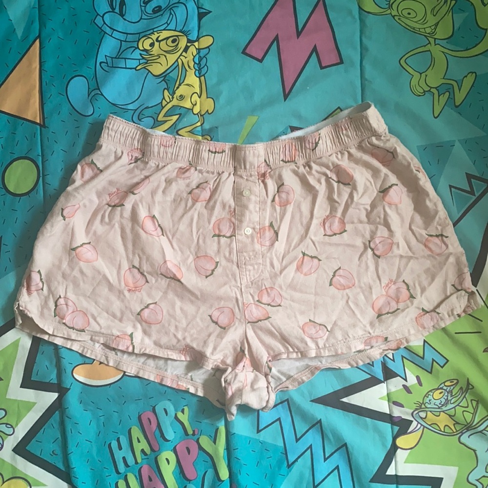 PINK Peach Boxer Shorts
